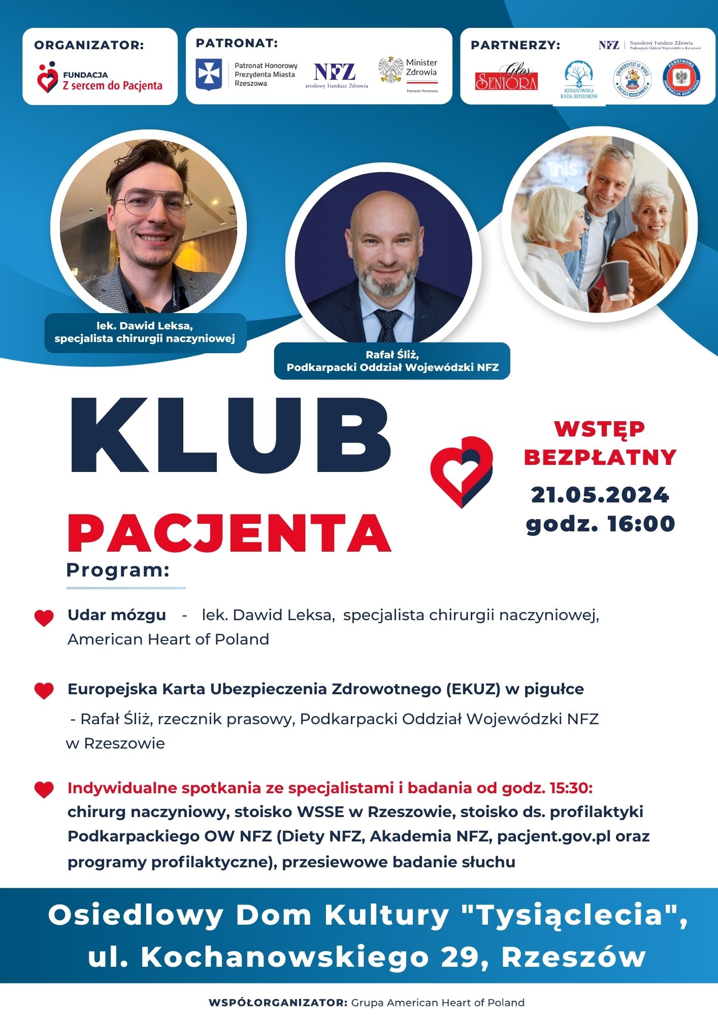 Klub Pacjenta w Rzeszowie